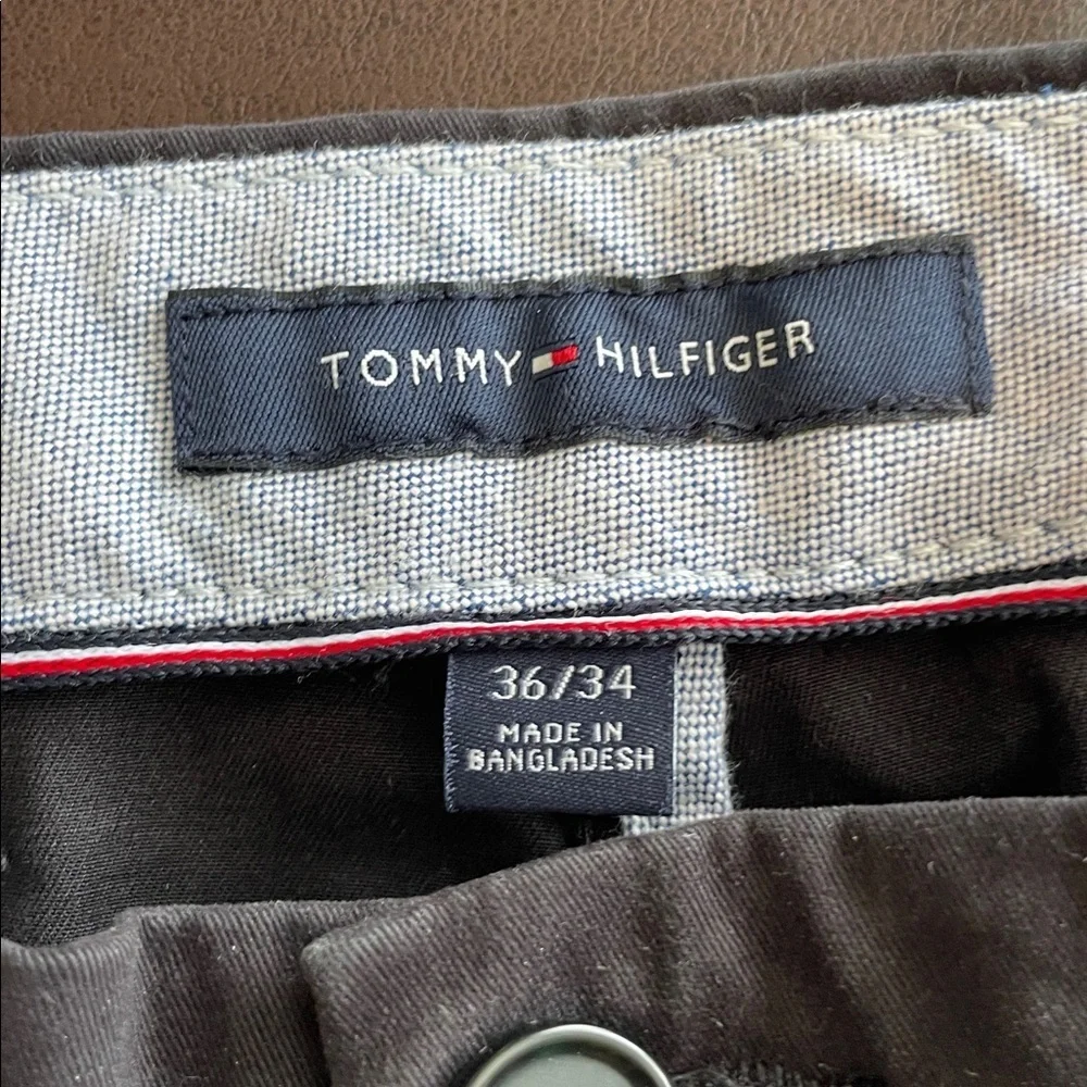 Tommy Hilfiger Men's Dark Gray Chinos